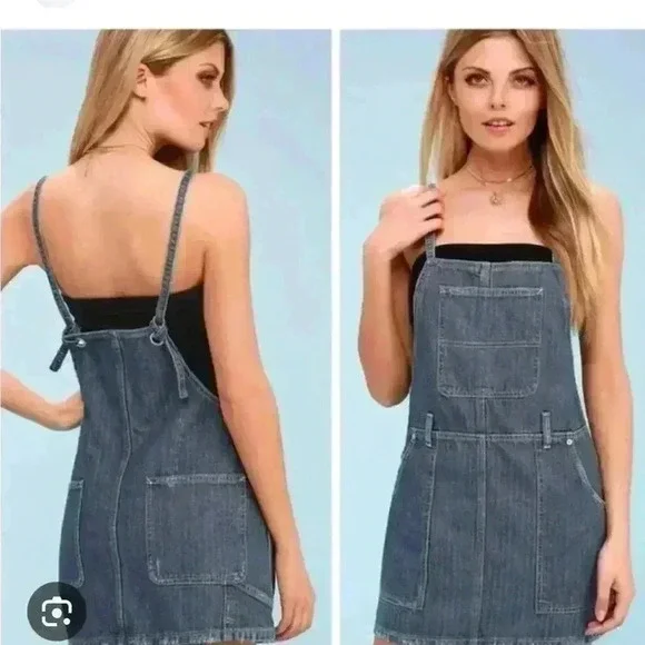 We the free sunset love denim dress medium - Picture 2 of 5